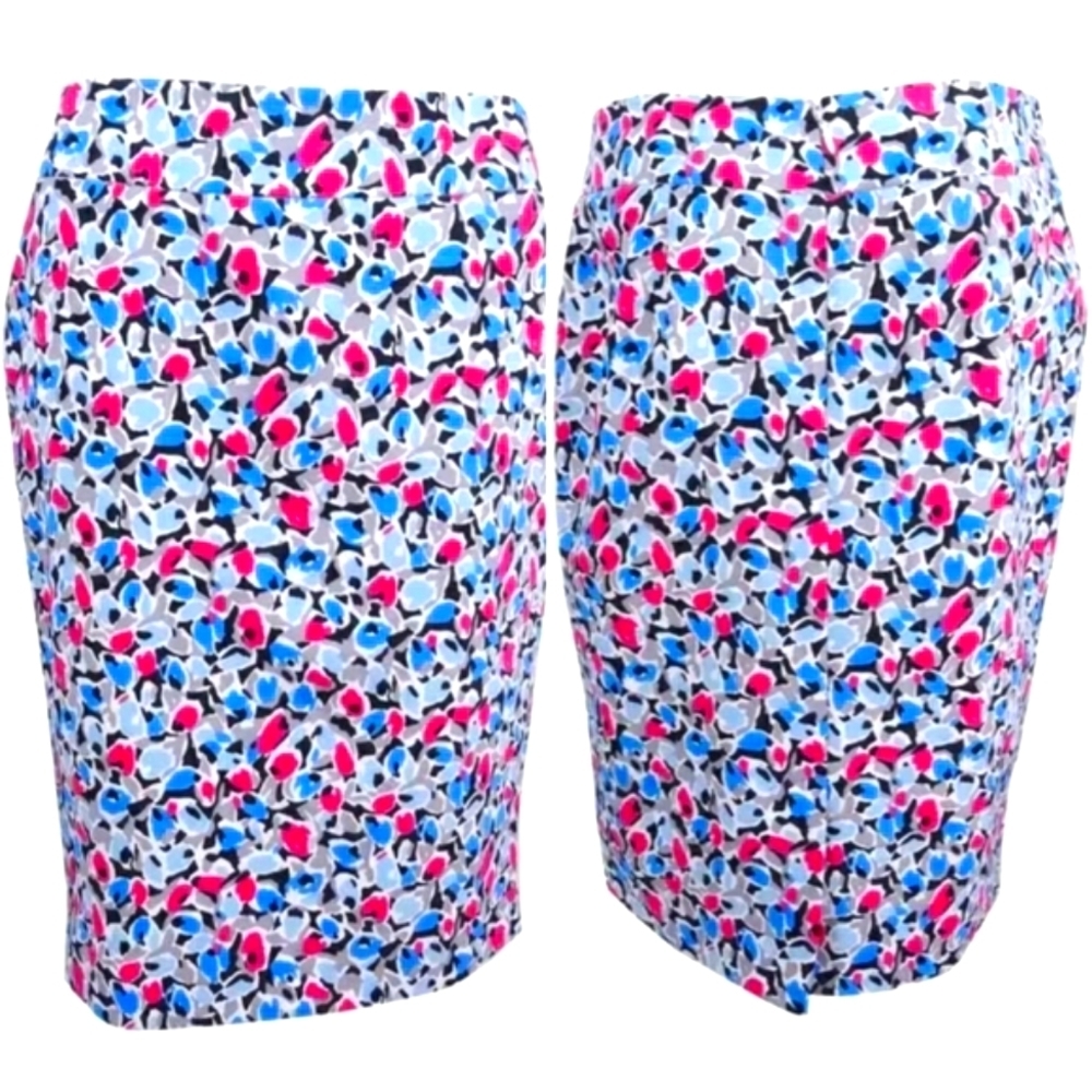 NWT *Nine West Newport Bay Candy Multi Skirt, Size 14